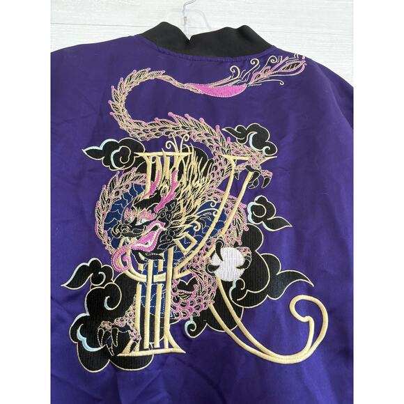 Marvel Eternals Kingo Satin Adult Bomber Jacket by Our Universe Dragon - Picture 5 of 5